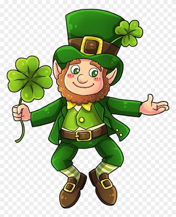 Patrick's Day - Leprechaun Four Leaf Clover