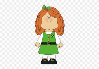Patrick Clip Art - St Patrick's Day Girl Clipart