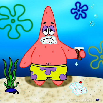 Patrick Star Looking Sad