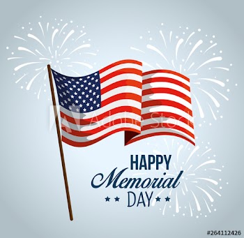 patriotic usa flag to memorial day