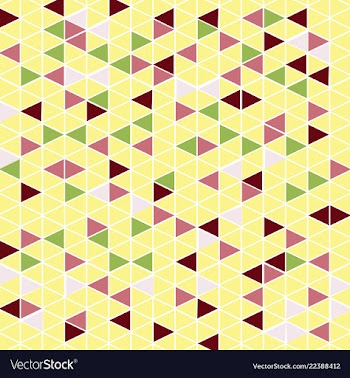Pattern background triangle retro vintage design vector image