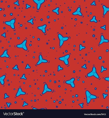 					Pattern bacteria vector image														