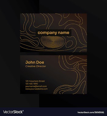 pattern business card design template