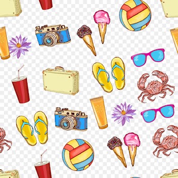 Pattern - Cartoon travel factor 