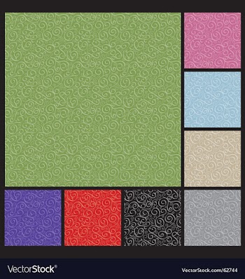 Pattern-curlicue vector image