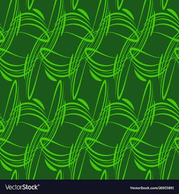 Pattern from green lines for backgrounds in vector image
