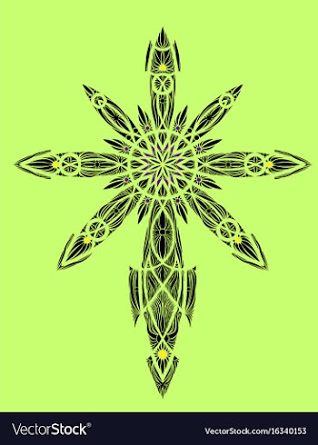 Pattern in bright style vector image