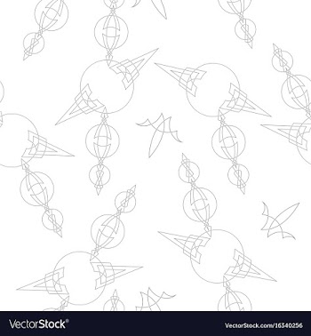 Pattern in bright style vector image