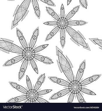 Pattern in bright style vector image