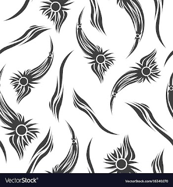 Pattern in bright style vector image