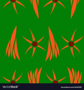 Pattern in flower style vector image