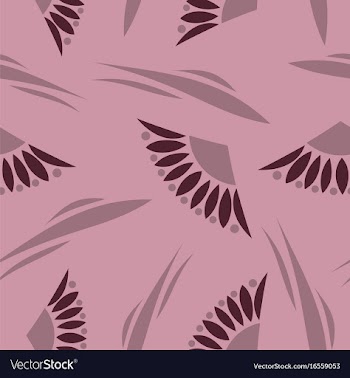 Pattern in flower style vector image