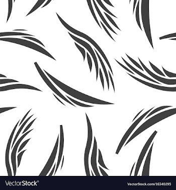 Pattern in striped style vector image