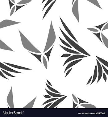 Pattern in striped style vector image