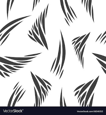 Pattern in striped style vector image
