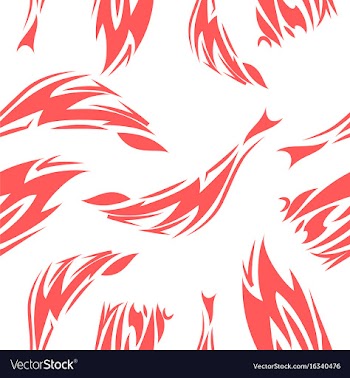 Pattern in striped style vector image