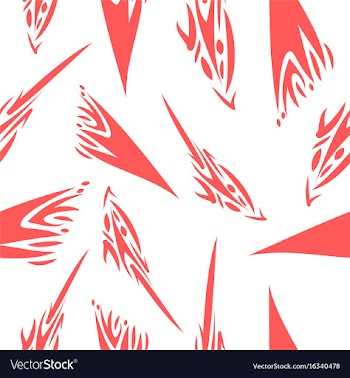 Pattern in striped style vector image