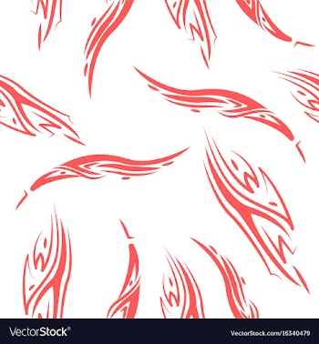 Pattern in striped style vector image
