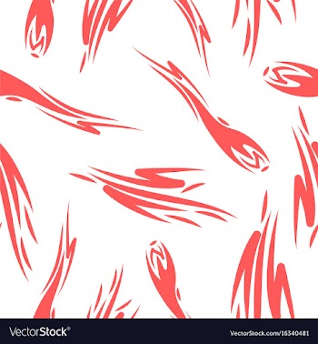Pattern in striped style vector image