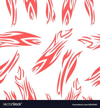 Pattern in striped style vector image