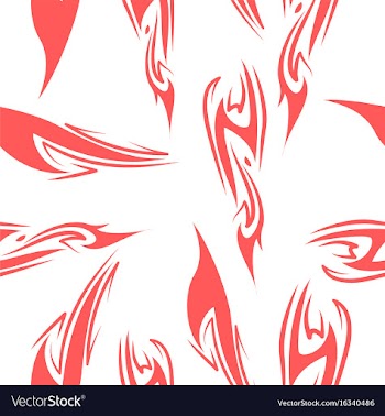 Pattern in striped style vector image