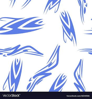 Pattern in striped style vector image