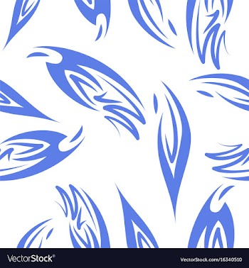 Pattern in striped style vector image