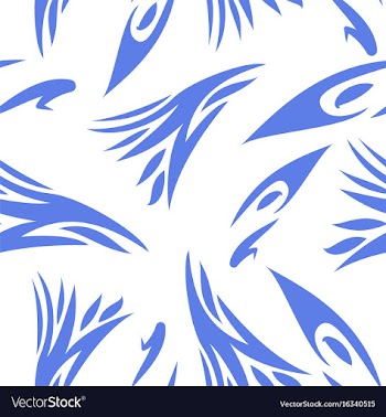 Pattern in striped style vector image