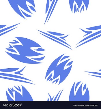 Pattern in striped style vector image