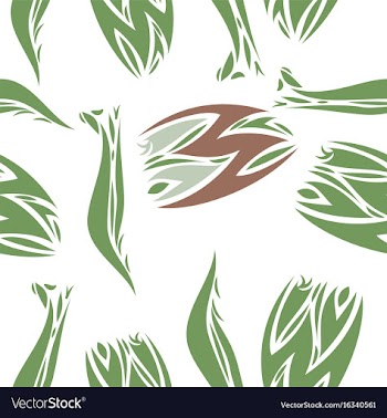 Pattern in striped style vector image