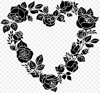 Pattern Leaf Font Heart -  