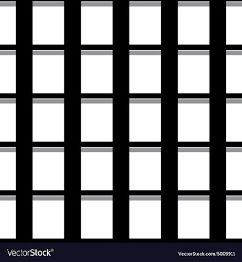 Pattern letter h vector image
