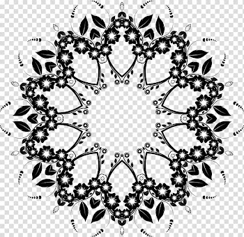 Pattern, mandala frame transparent background PNG clipart