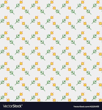 pattern of abstract blooming yellow fantasy flower