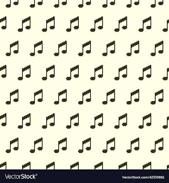 pattern of abstract musical note