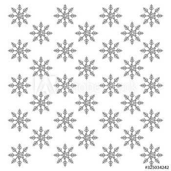 pattern of snowflakes christmas decoration design