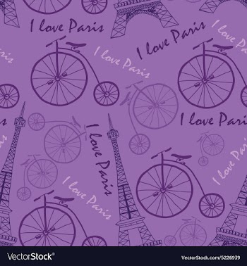 Pattern of the Eiffel Tower vector image