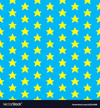 pattern of yellow or gold abstract stars