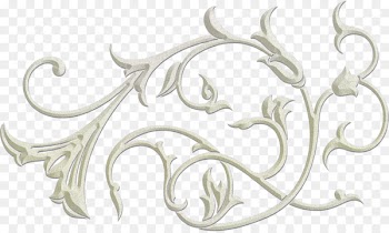 Pattern Stencil Line art Russia - curling ornament 