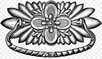 Pattern Symmetry Product Flower Font - speckled button 