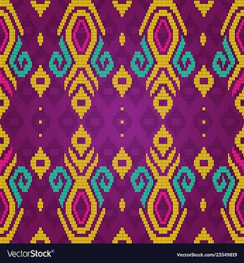 Pattern traditional seamless 02 vector image