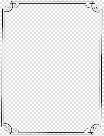 Pattern, Vintage Border Frame File, gray and black frame transparent background PNG clipart