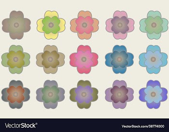 pattern with flower animals