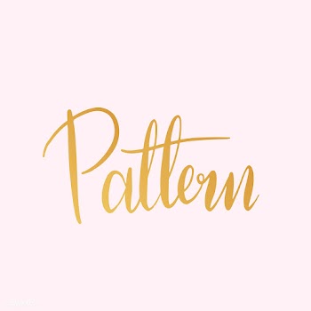 Pattern wording typography style vector | Free stock vector - 517872