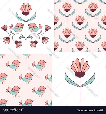  					Patterns and design elements collection vector image														