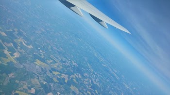Patterns Of Farmland From Aircraft View