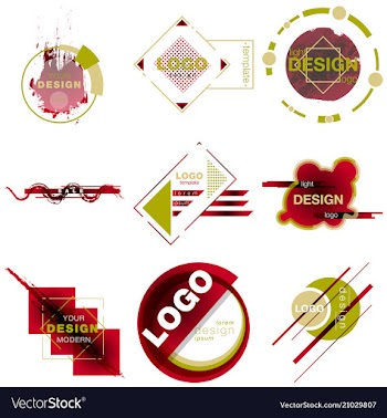 Patterns set distress texture grunge design vector image