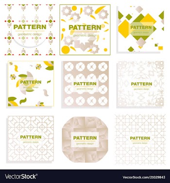 Patterns set distress texture grunge design vector image