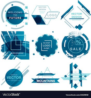 Patterns set distress texture grunge design vector image