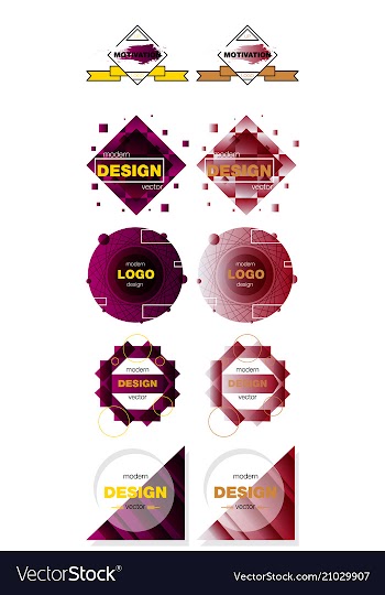 Patterns set distress texture grunge design vector image